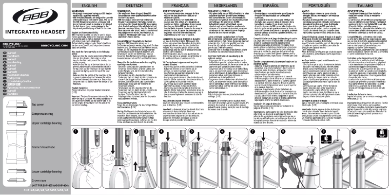First page image of the manual for BHP-455