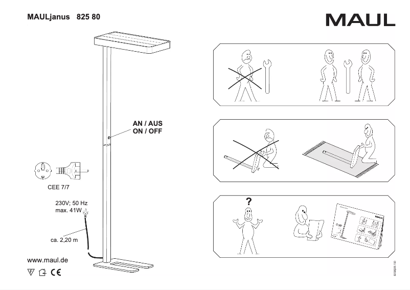 First page image of the manual for Janus