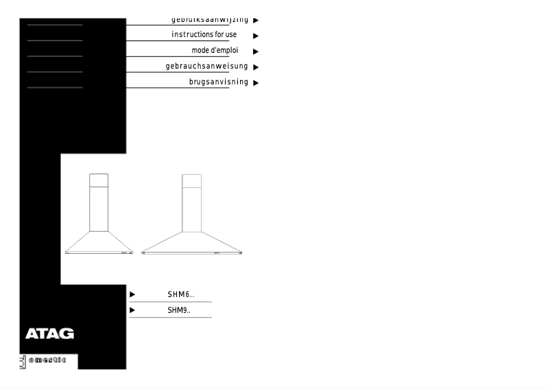 First page image of the manual for SHM9