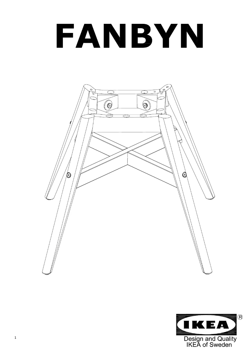 First page image of the manual for Fanbyn