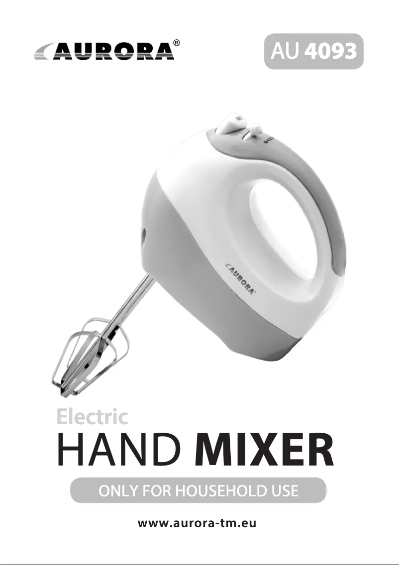 First page image of the manual for AU4093