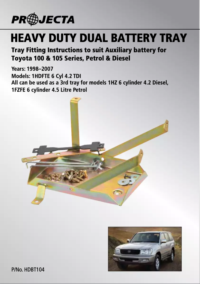 Image de la première page du manuel de l'appareil HDBT104