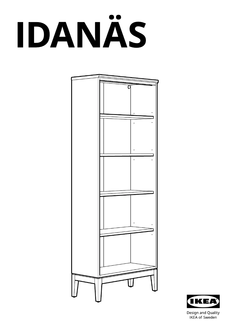 Page 1 of the manual User Manual Ikea IDANÄS 804.878.32