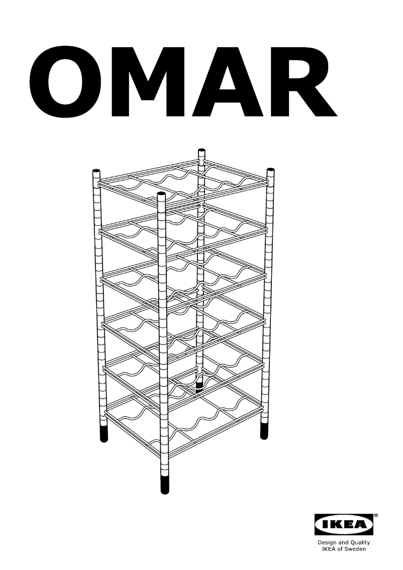 First page image of the manual for OMAR (48 bottles)