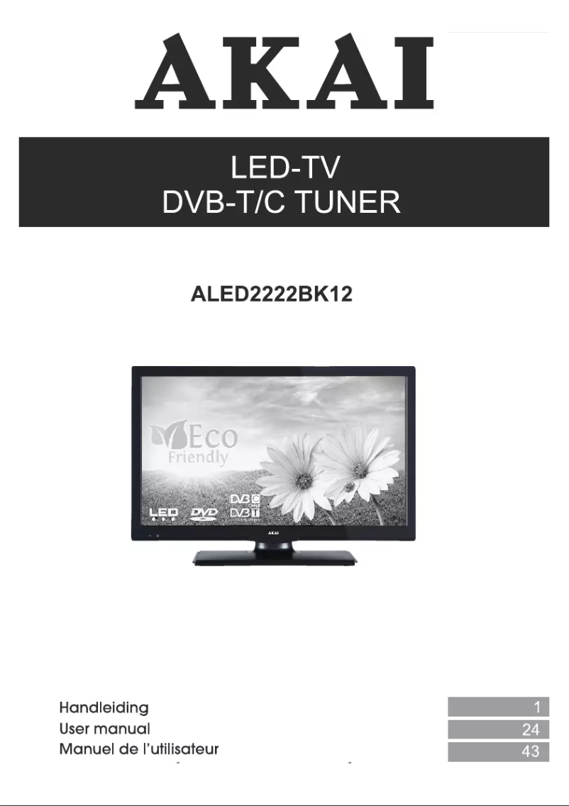 First page image of the manual for ALED2222BK12