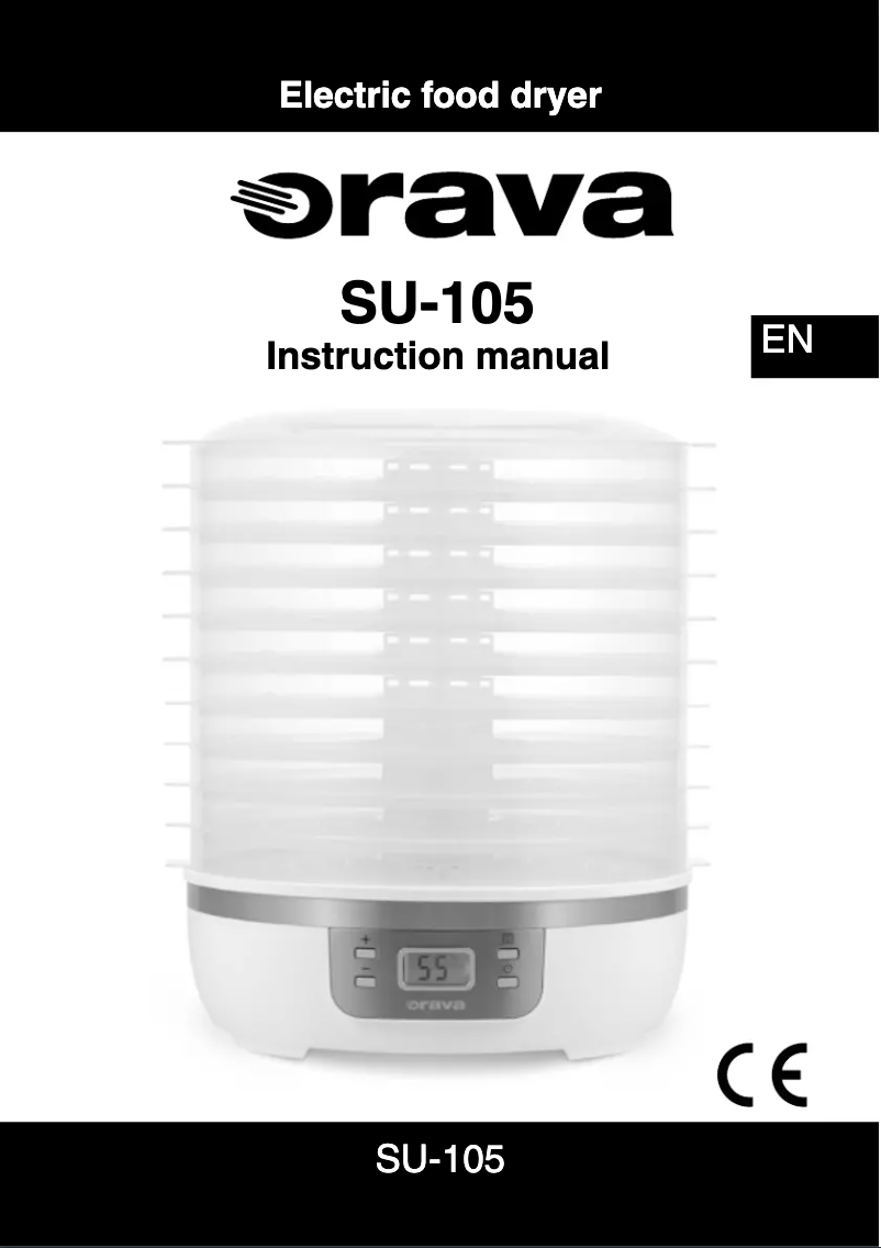 Page 1 of the manual User Manual Orava SU-105