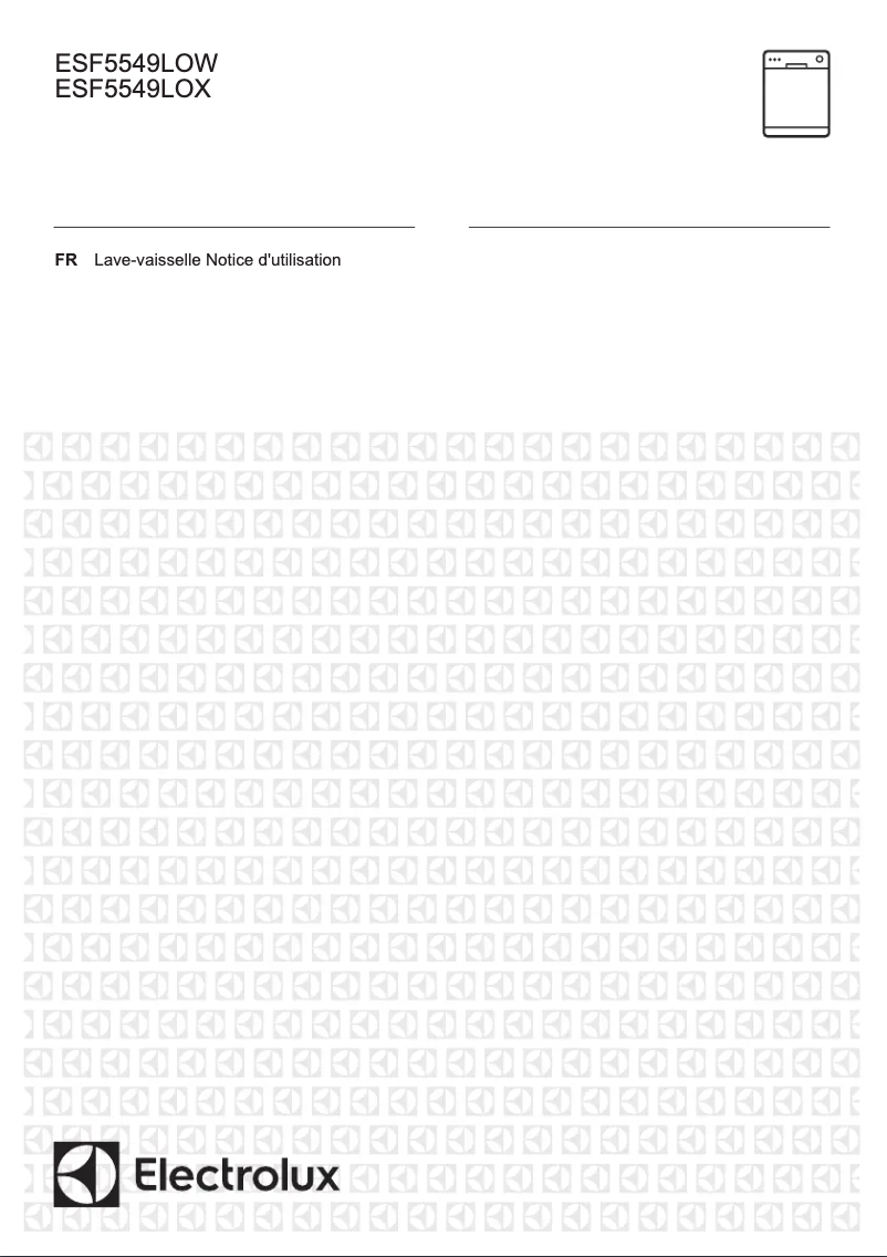 First page image of the manual for ESF5549LOX