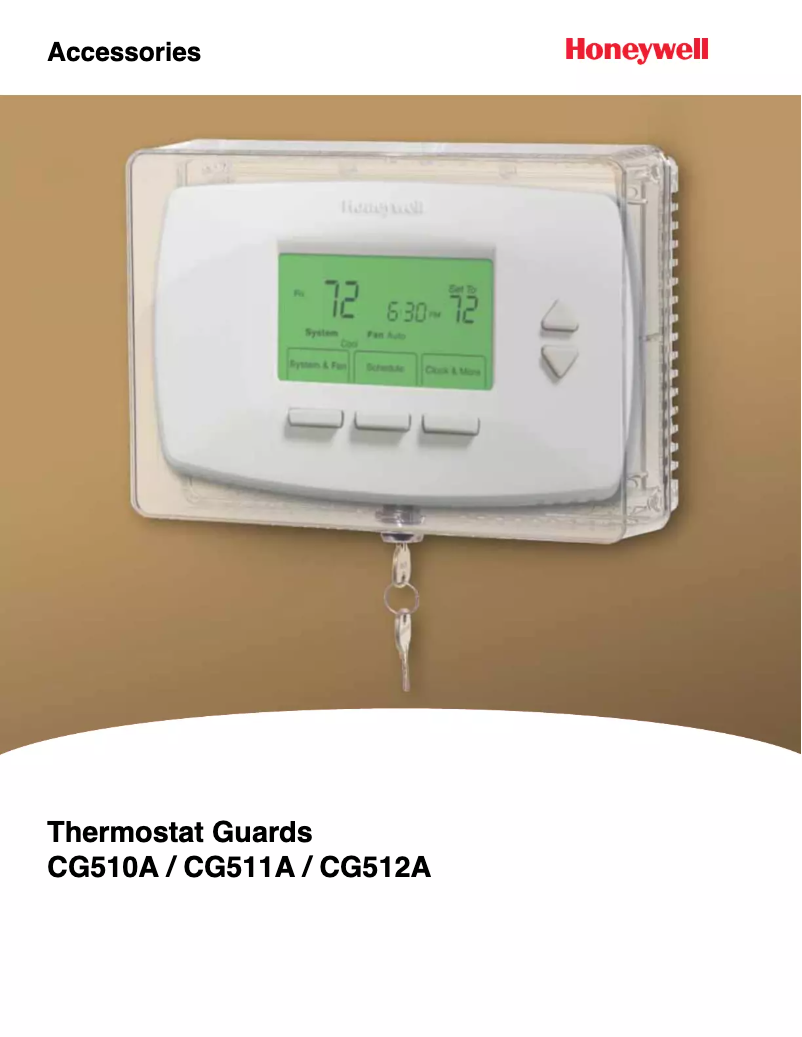 First page image of the manual for CG510A1019/N