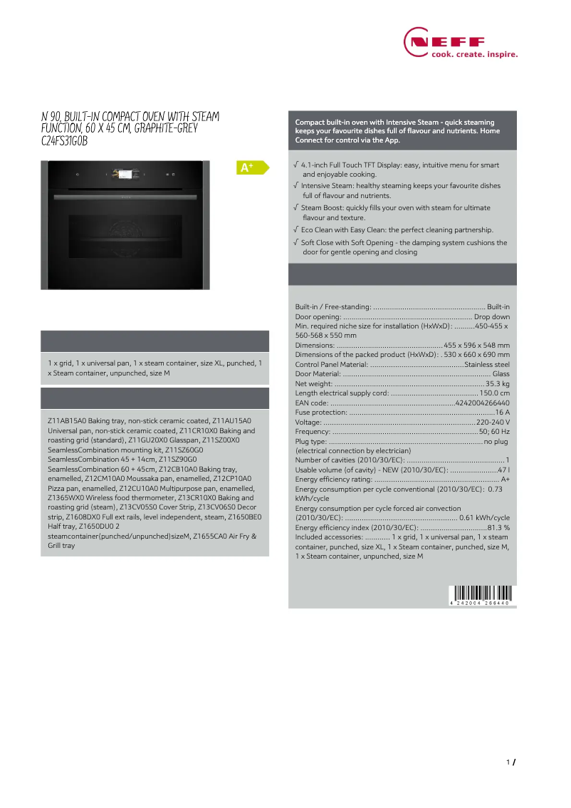 First page image of the manual for C24FS31G0B