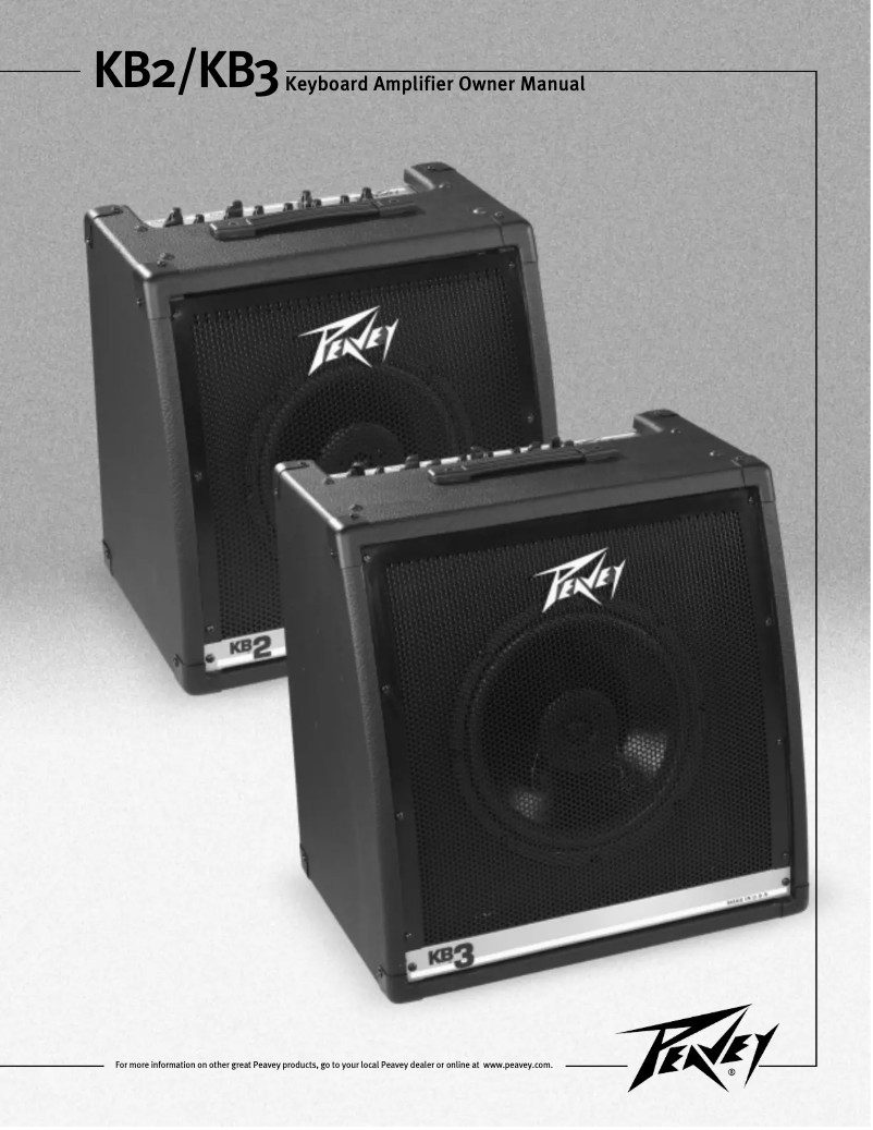 First page image of the manual for KB2