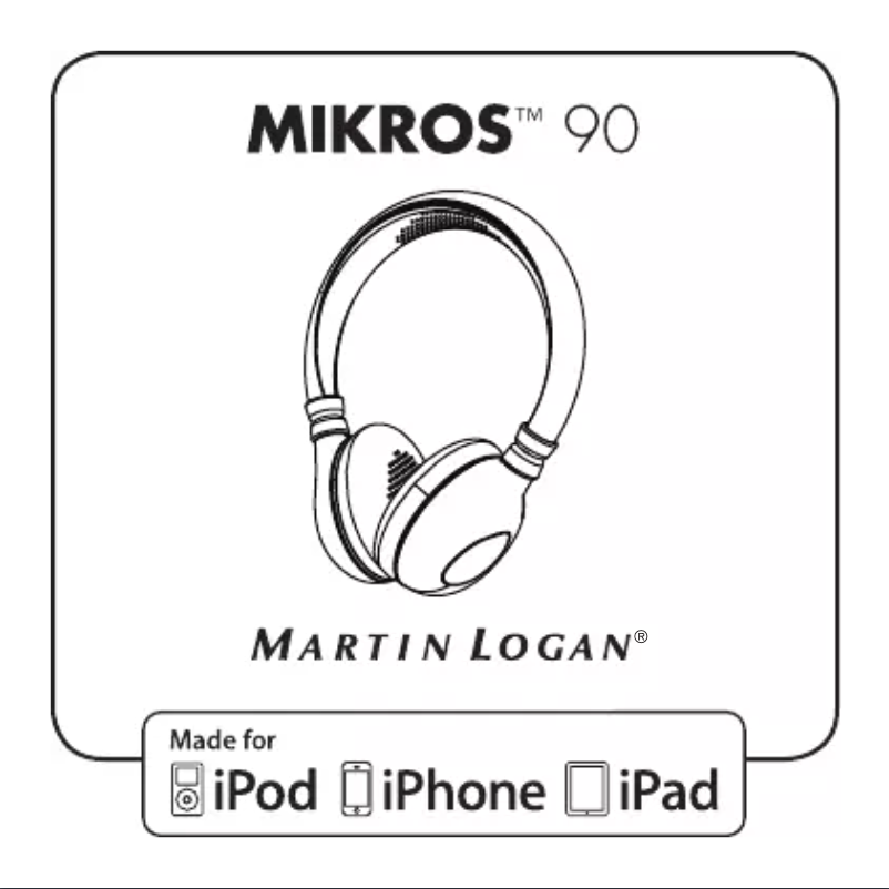 First page image of the manual for Mikros 90