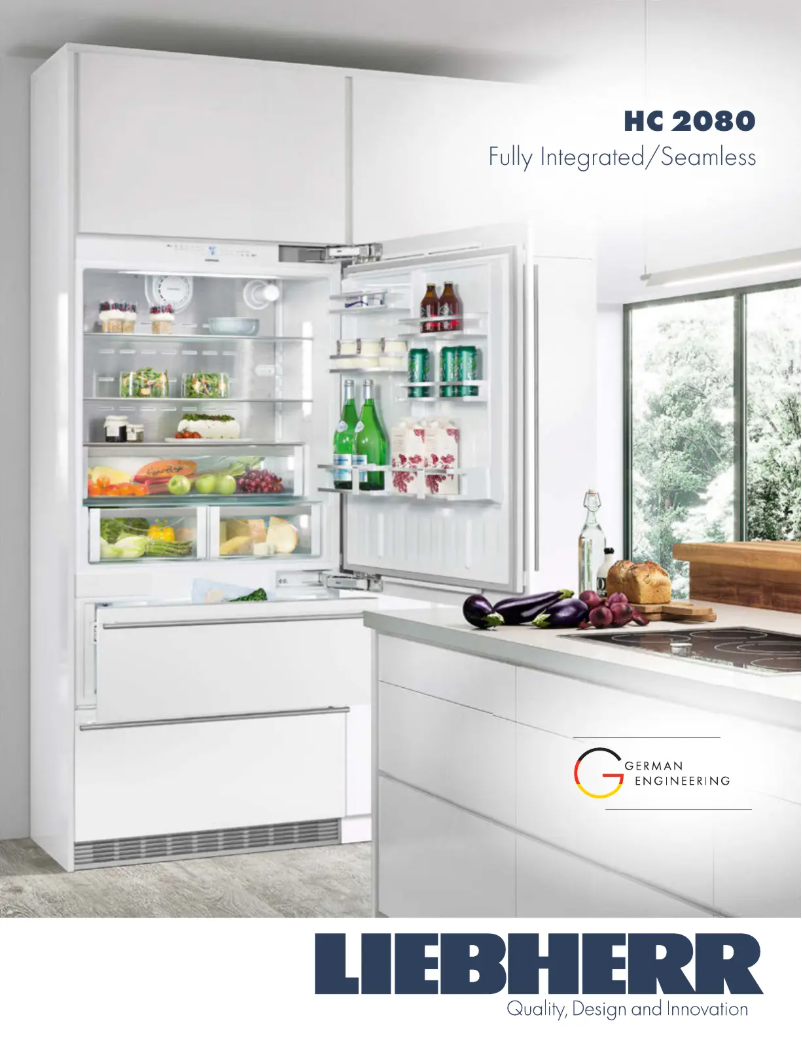 Page 1 of the manual Technical Sheet Liebherr HC 2080