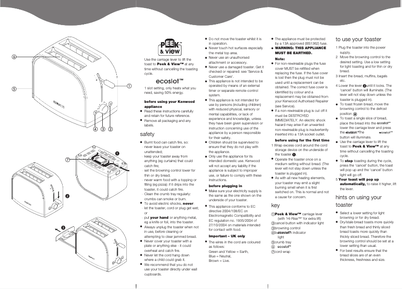 First page image of the manual for TTM108
