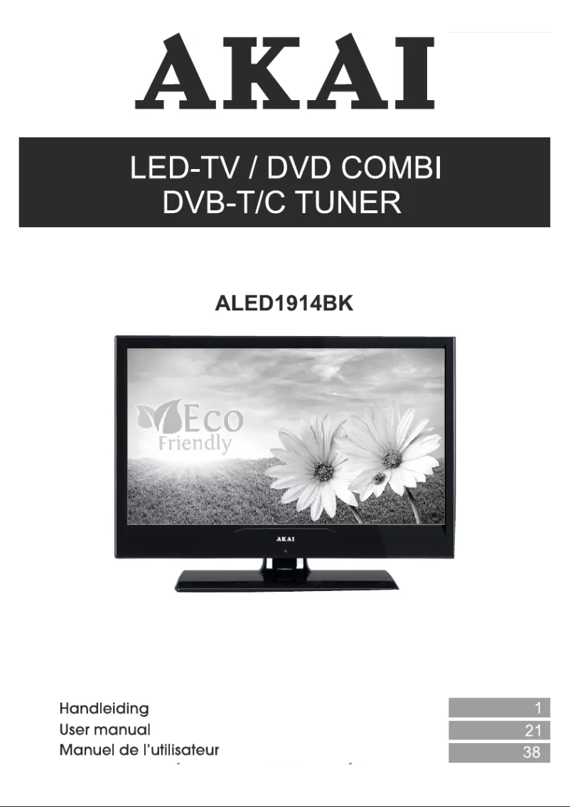 First page image of the manual for ALED1914BK