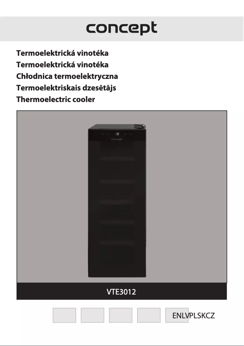 First page image of the manual for VTE3012