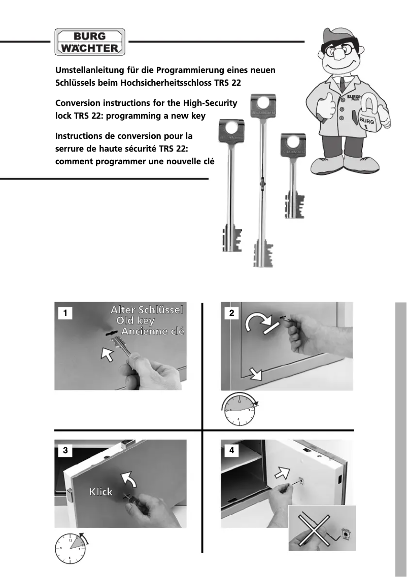 First page image of the manual for Royal E 512 K