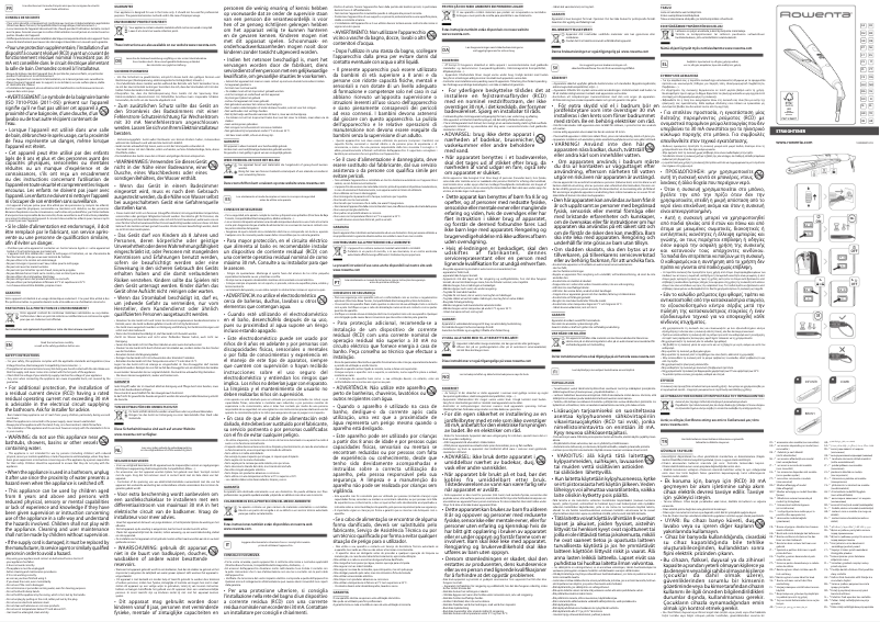 Page 1 of the manual User Manual Rowenta Express Shine SF4630