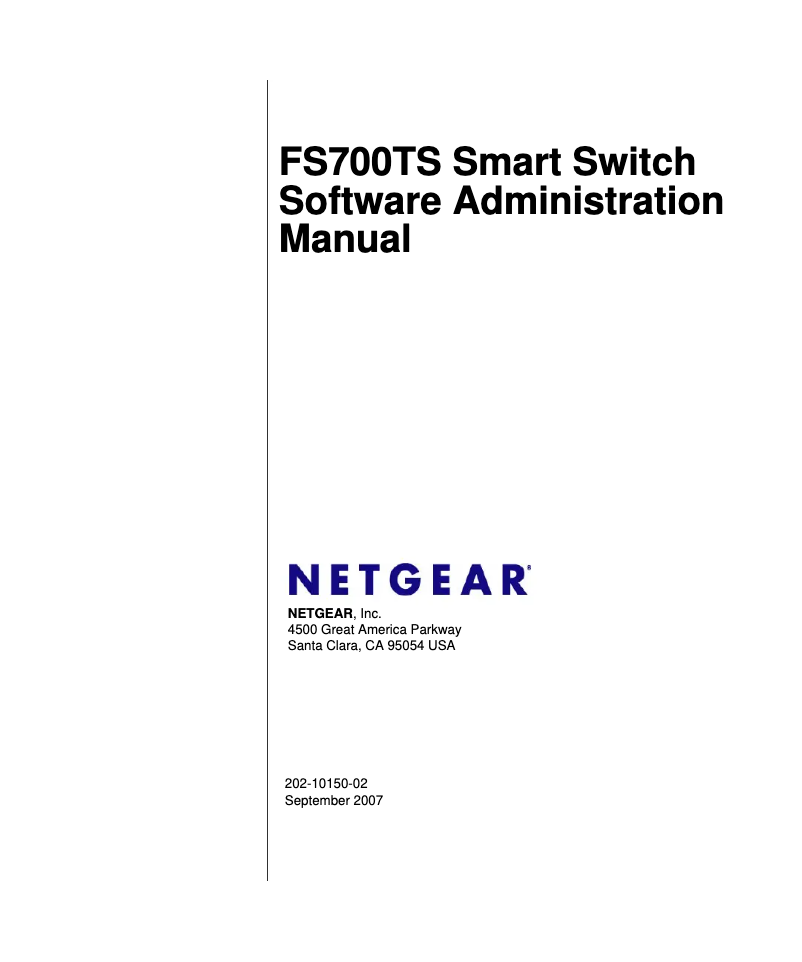 First page image of the manual for FS728TS