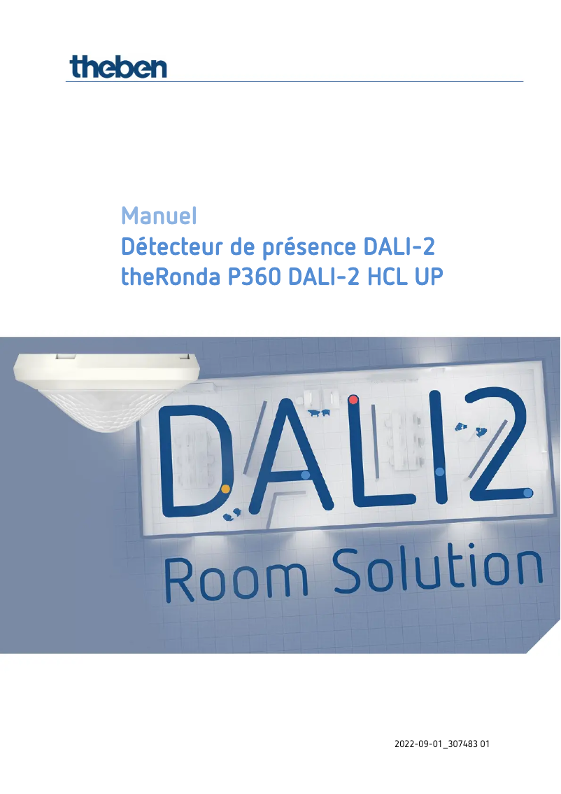 First page image of the manual for theRonda P360 DALI-2 HCL UP