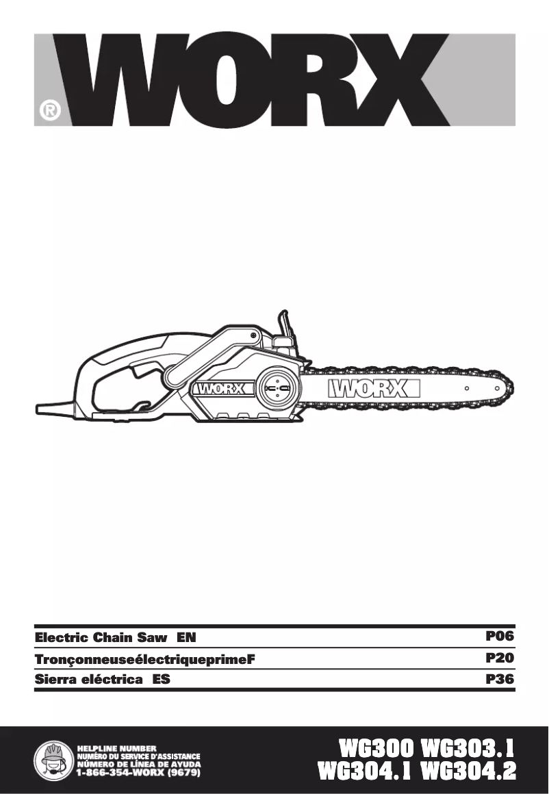 First page image of the manual for WG303.1