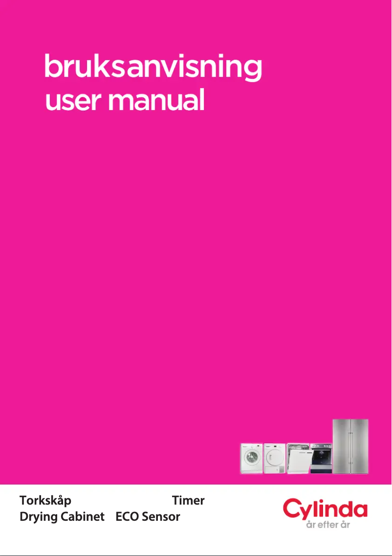 Page 1 of the manual User Manual Cylinda TS Pro 2190 ECO V