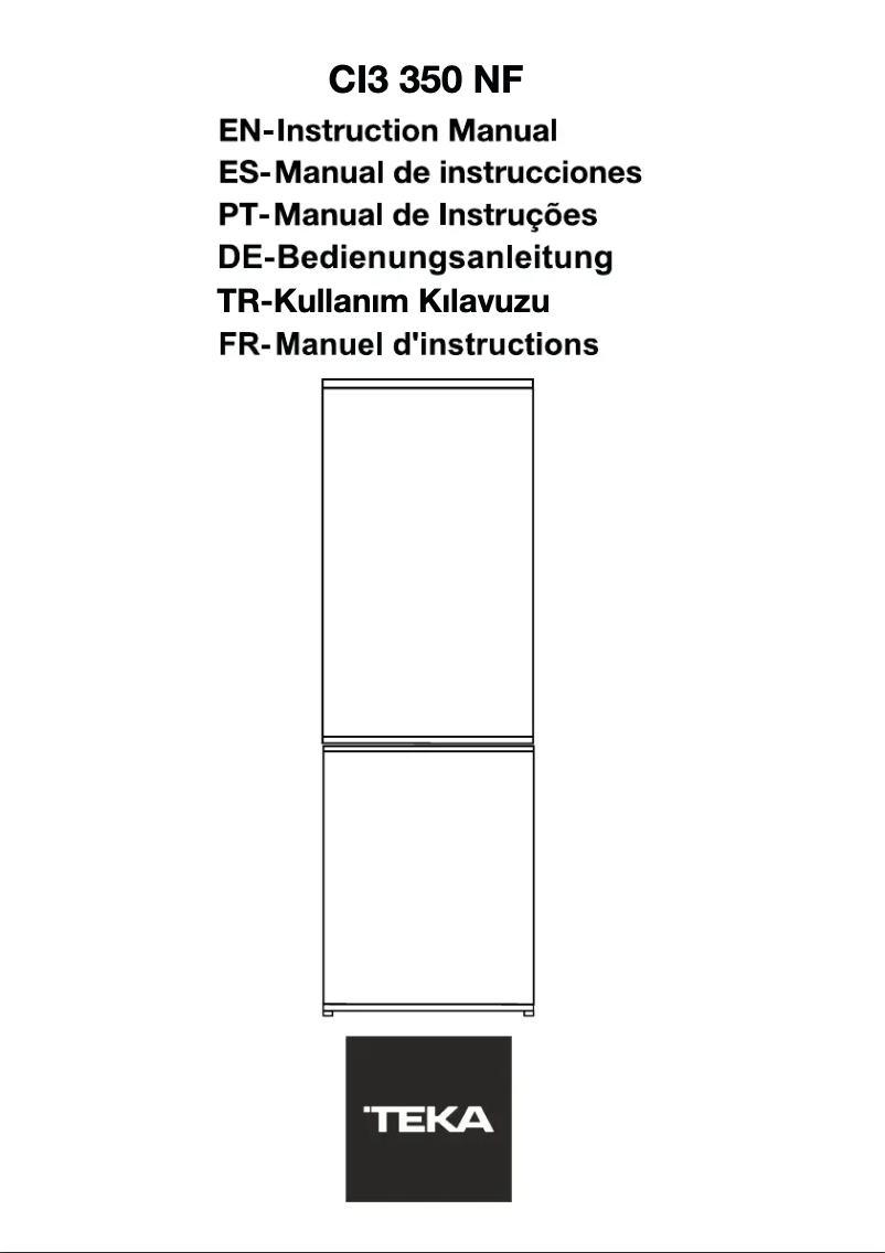 Page 1 de la notice Manuel utilisateur Teka CI3 350 NF
