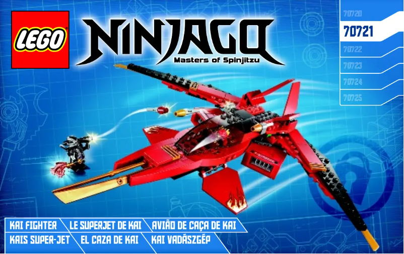 Page 1 of the manual User Manual Lego Ninjago 70721