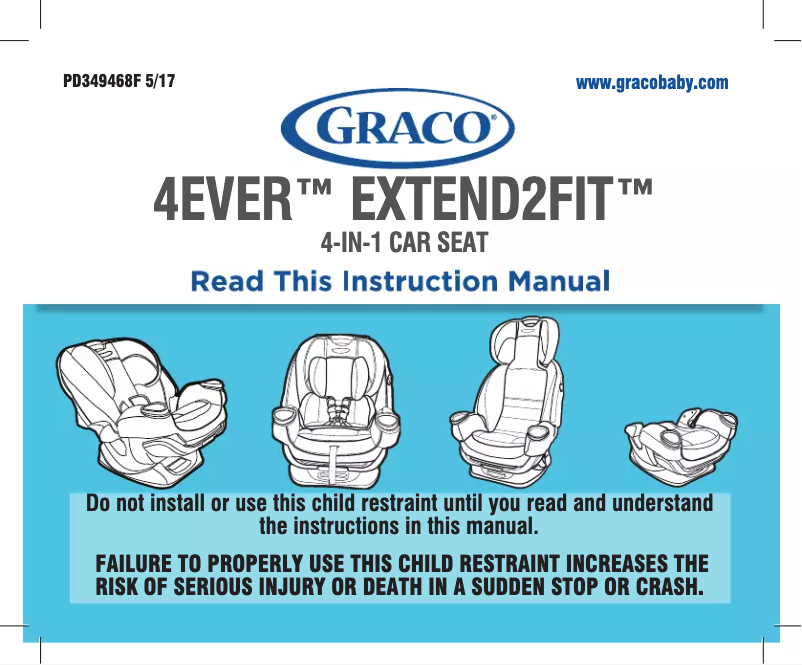 First page image of the manual for 4Ever Extend2Fit