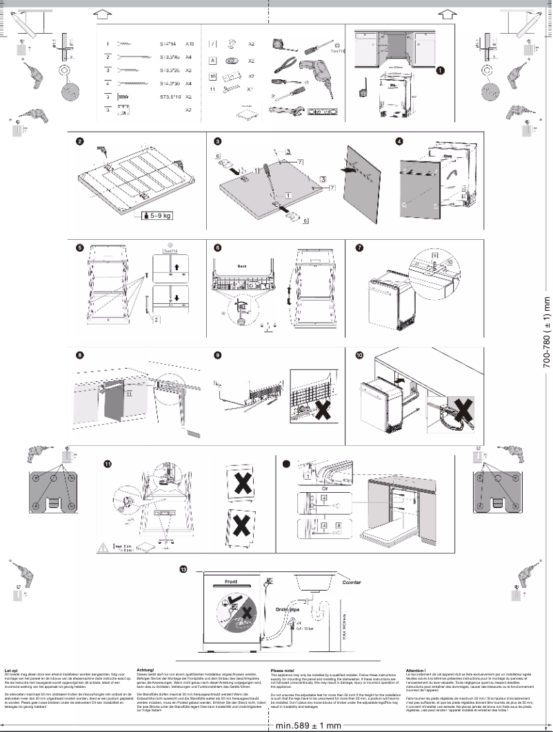 First page image of the manual for VW744HM