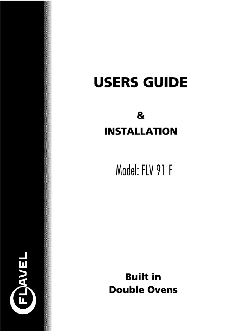 First page image of the manual for FLV91F
