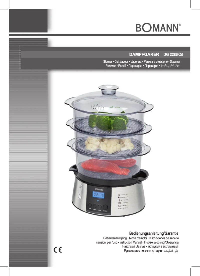 Page 1 of the manual User Manual Bomann DG 2286 CB