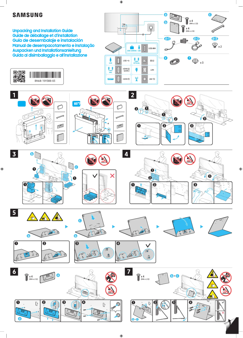 Page 1 of the manual User Manual Samsung QN75QN800CG