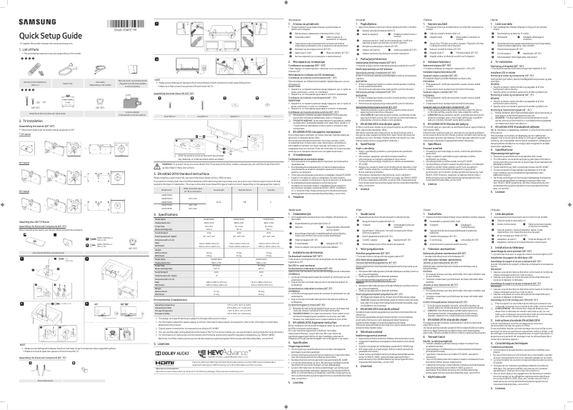 Page 1 of the manual User Manual Samsung HG65ET690UB