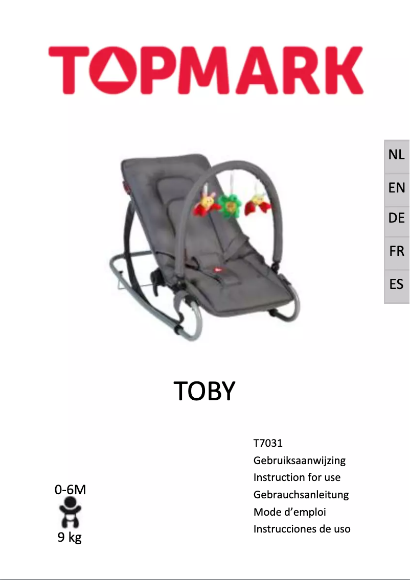 Page 1 of the manual User Manual Topmark Toby