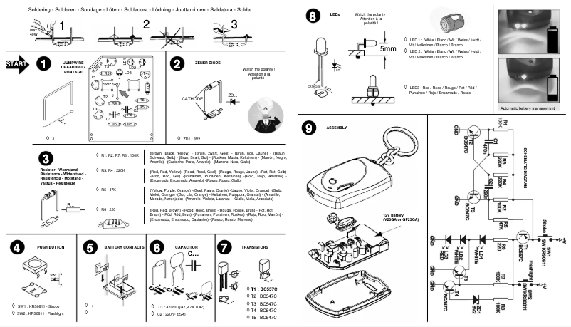 Page 1 of the manual User Manual Velleman MK143