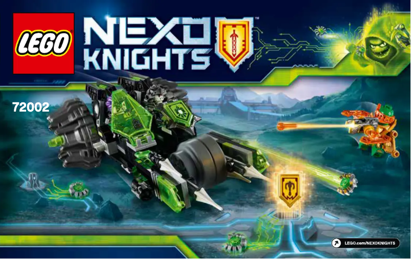 First page image of the manual for Nexo Knights 72002