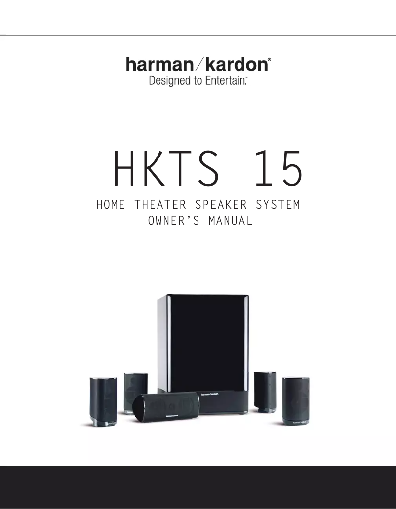 First page image of the manual for HKTS 15