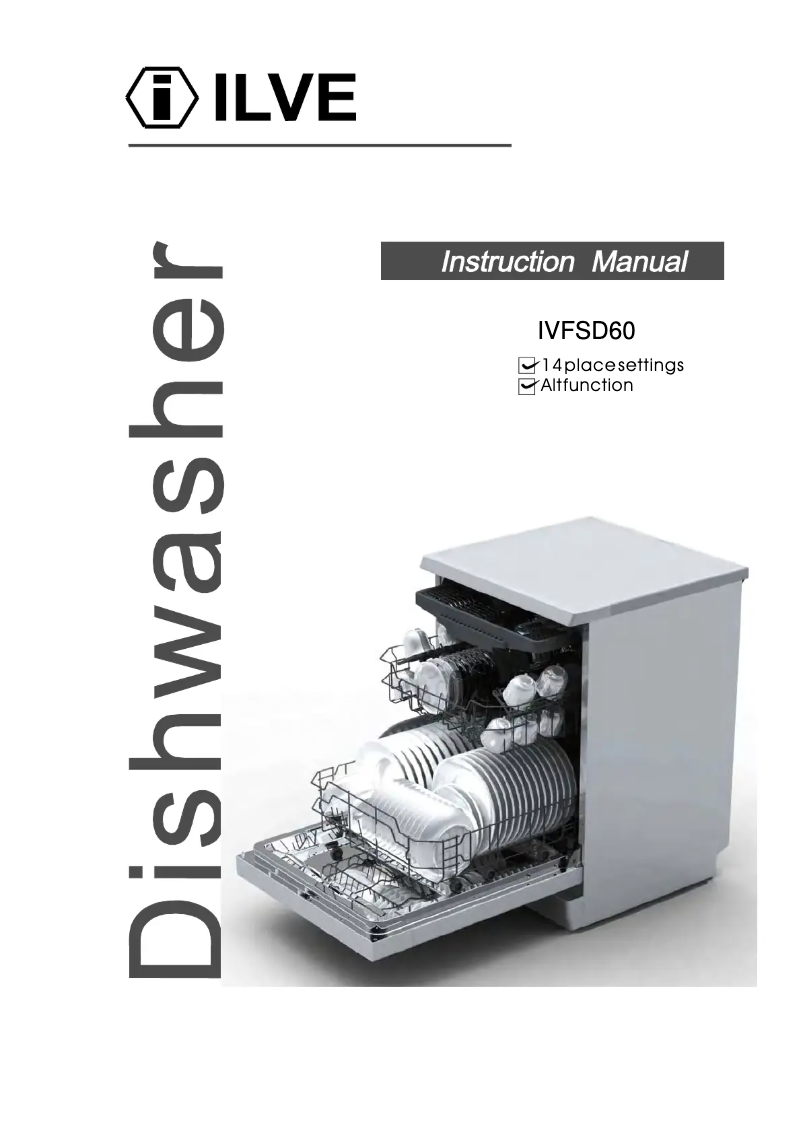 Page 1 of the manual User Manual Ilve IVFSD60