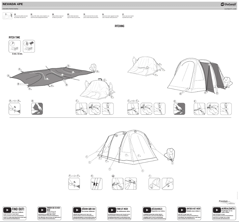 First page image of the manual for Nevada 4PE