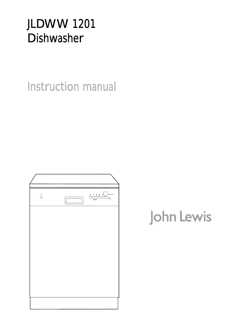 Page 1 of the manual User Manual John Lewis JLDWW 1201