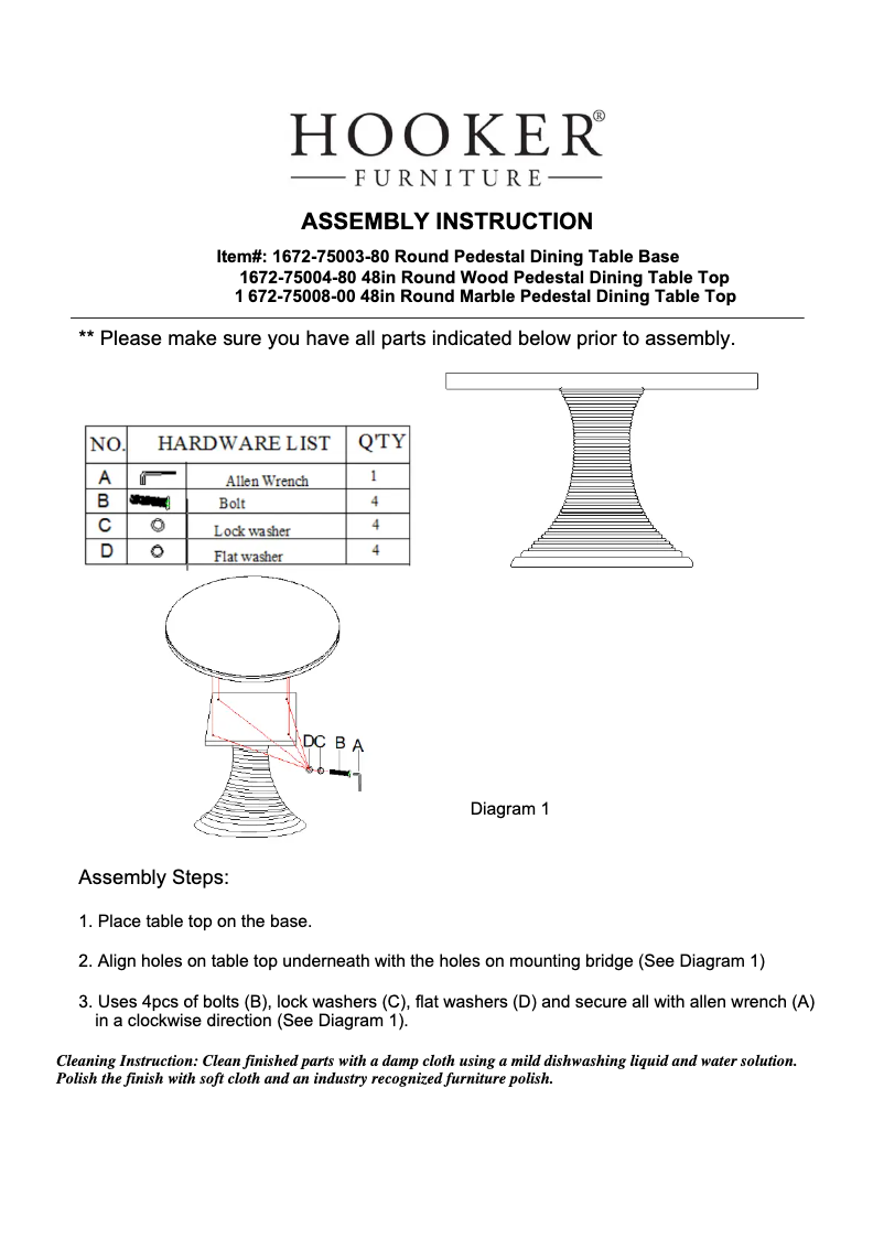 First page image of the manual for 1672-75004-80