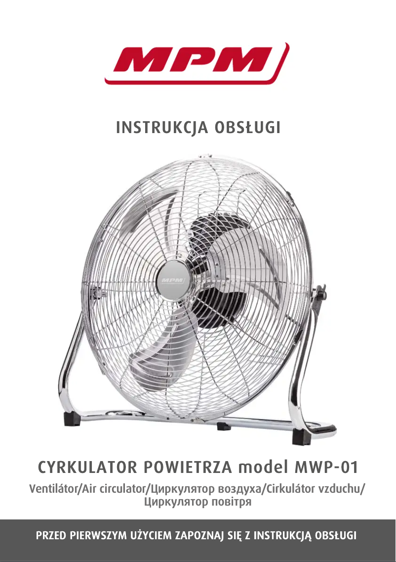 Page 1 of the manual User Manual MPM MWP-01