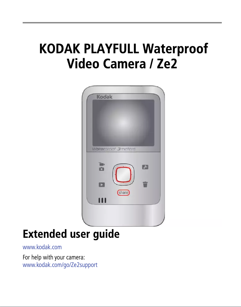 First page image of the manual for Playfull ZE2