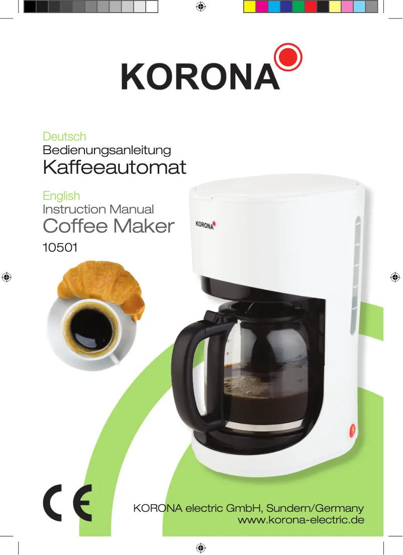 Page 1 de la notice Manuel utilisateur Korona 10501