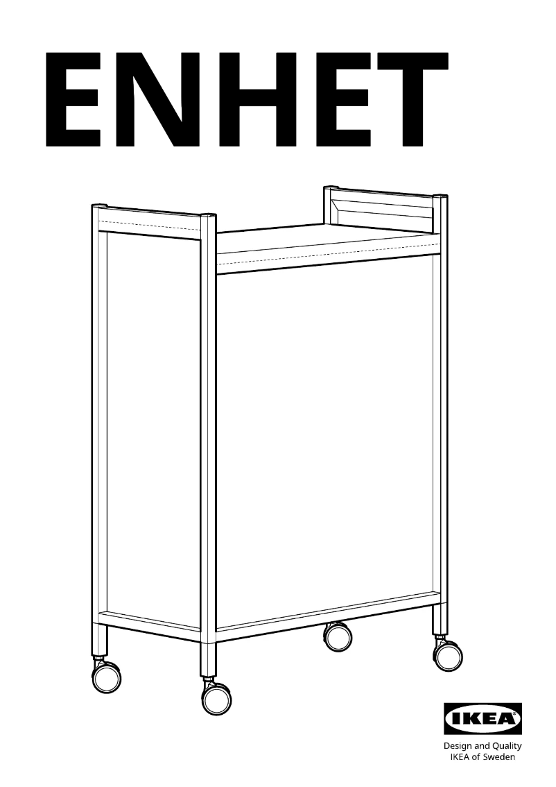First page image of the manual for ENHET 005.161.07