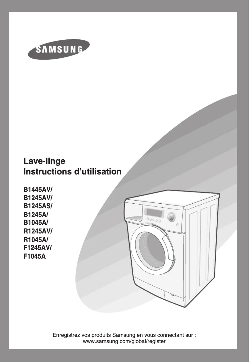 First page image of the manual for B1245V