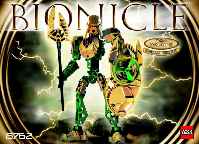 Page 1 of the manual User Manual Lego Exclusive Bionicle Co-Pack