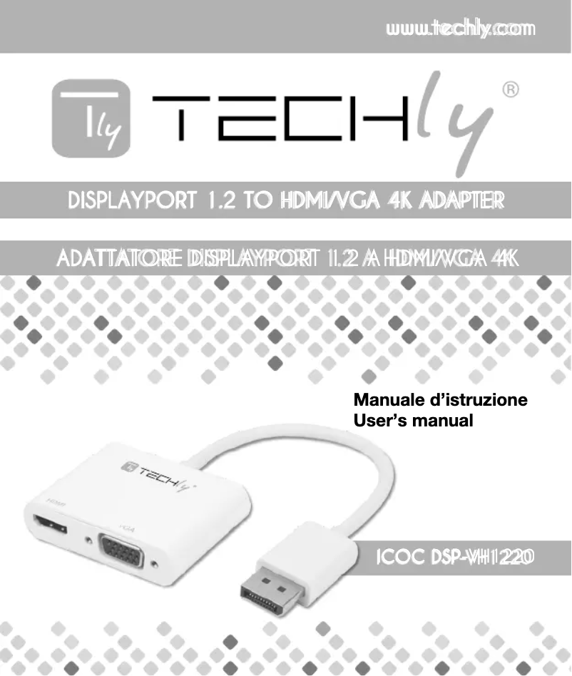 Page 1 de la notice Manuel utilisateur Techly ICOC DSP-VH1220