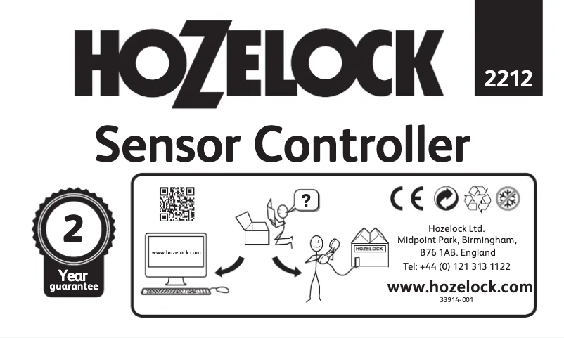 Image de la première page du manuel de l'appareil Sensor Controller 2212