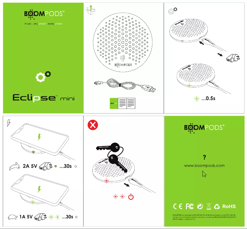 First page image of the manual for Eclipse Mini